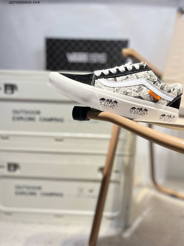 真标硫化工艺#升级原装铝楦数据开发鸟嘴楦型#精准收腰起翘牛津大底这鞋型还真少见全新 胖版 登场！范斯Vans Vault Knu-Skool Vr3 Lx Sc