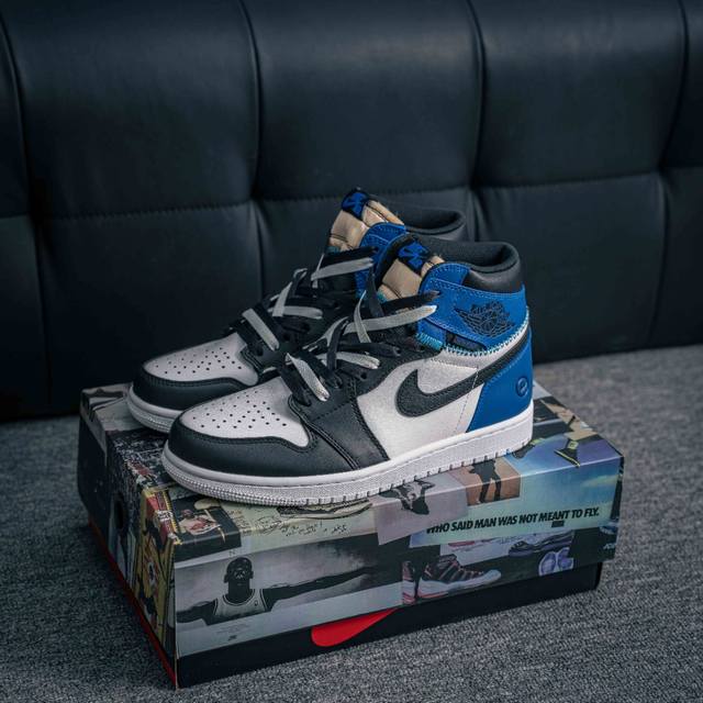核心私 Air Jordan 1 High Og Aj1 乔1藤原浩联名 高帮篮球鞋 货号：Dz5485 041 尺码：36 36.5 37.5 38 38.5