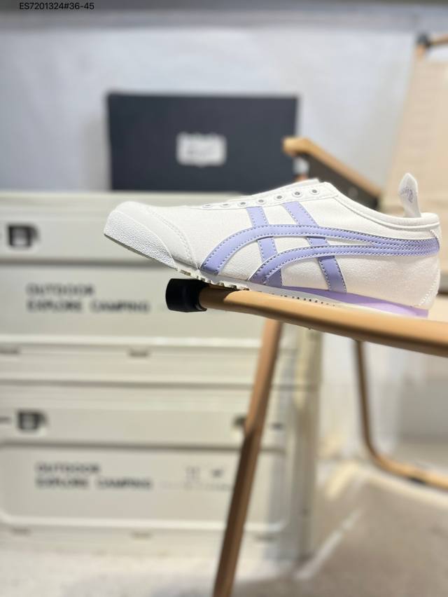 onitsuka Tiger Mexico 66 鬼冢虎帆布 墨西哥升级版系列低帮复古经典虎爪百搭休闲皮革慢跑鞋Th342N Es7201324#36-45