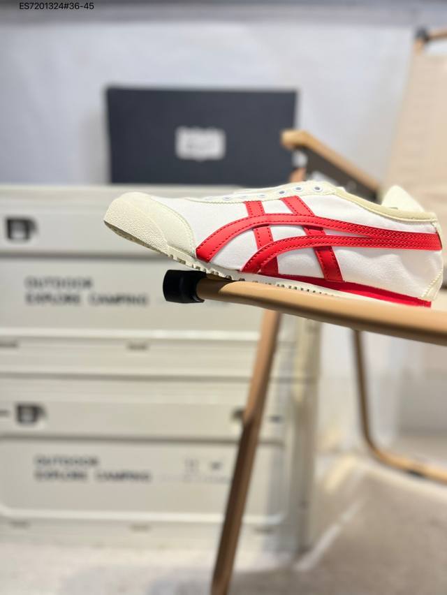 onitsuka Tiger Mexico 66 鬼冢虎帆布 墨西哥升级版系列低帮复古经典虎爪百搭休闲皮革慢跑鞋Th342N Es7201324#36-45