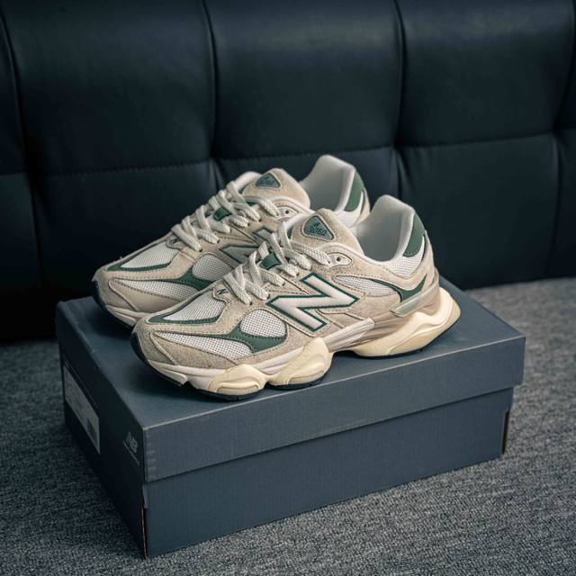 核心私 New Balance Nb9060系列 新百伦绒面革网布经典百搭防滑耐磨透气低帮生活休闲鞋 全套原楦原纸板原厂数据开发 进口三明治网面 原装进口翻毛皮