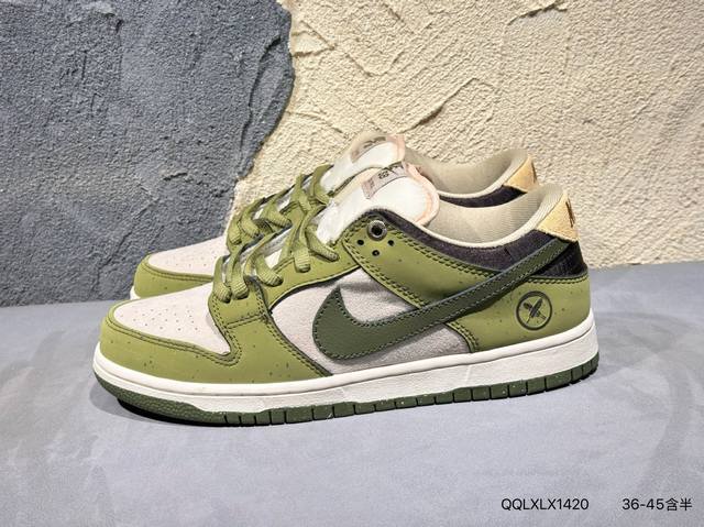 新品上市实拍 Nike Sb Dunk Low Se “All Petals United” 粉绿鸳鸯低帮休闲运动板鞋 Nike Dunk 的人气想必已经无需多