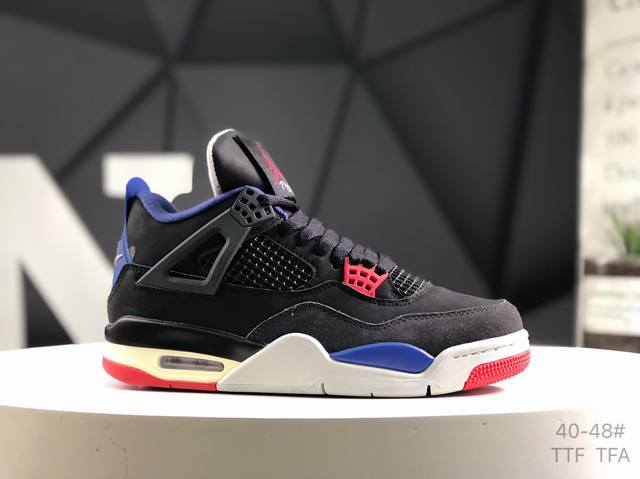 头层带半码 Air Jordan Aj4 Retro 大厂出品 原纸板楦头开发 定制优质皮料 完美鞋型匹配公司货 正确Tpu鞋舌锁扣 最新原厂底模 大底卡色咬花
