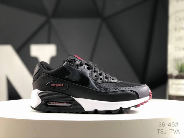 真标带半码Nk Air Max 90 耐克复古气垫跑鞋 货号 Dq4071-001 尺码 如图右下角所示 Tsjtva