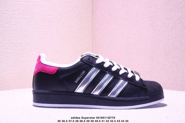 阿迪达斯Ad Originals Superstar 经典贝壳头休闲板鞋 纯白 B27136 纯原鞋楦 立体Logo 国内最高工艺 原装超软一体蓝底 头层抗裂牛
