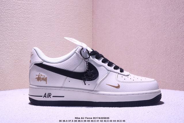 海外限量发售 公司级Nike Air Force 1 '07 Low Lv联名 灰牛仔勾 空军一号 低帮 运动鞋 休闲鞋 折边针车 工艺难度大 原楦头原纸板 原