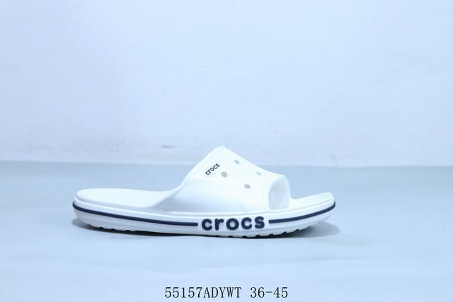 卡骆驰 Crocs 男鞋女鞋夏天拖鞋一字拖沙滩鞋凉拖鞋 55157Adywt 36-45