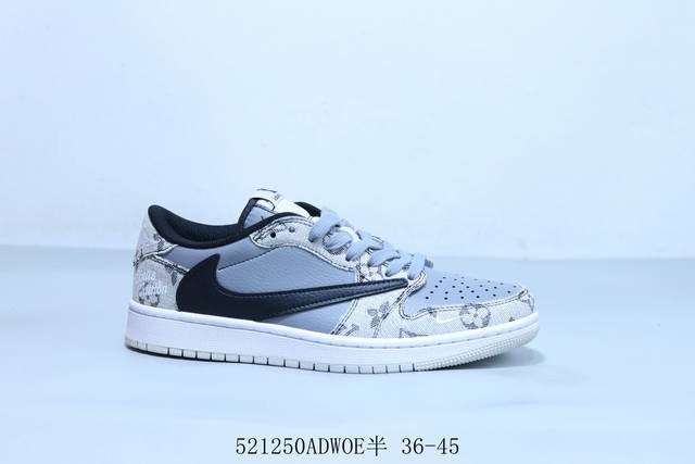 乔丹Air Jordan 1 Low Aj1 乔1低帮复古文化休闲运动篮球鞋 倒勾 货号 Xd0798-302 521 Adwoe半 36-45