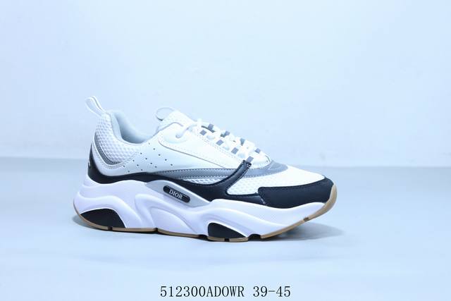 迪奥Dior系带运动鞋 老爹鞋 轻盈发泡橡胶鞋底 512300Adowr 39-45