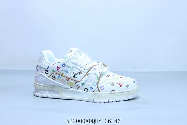 lv路易威登Louis Vuitton Trainer Sneaker Low休闲运动文化百搭篮球鞋 5 00Adquy 36-46