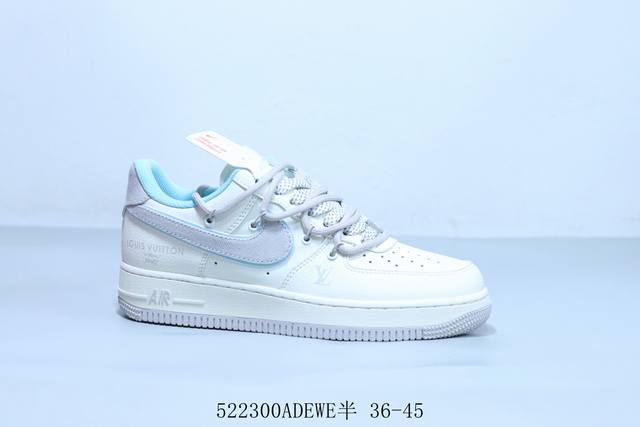 耐克 Nike Air Force 1 Af1耐克 低帮 空军一号休闲板鞋 Lv绑带 货号 Dm6868-095 522 Adewe半 36-45