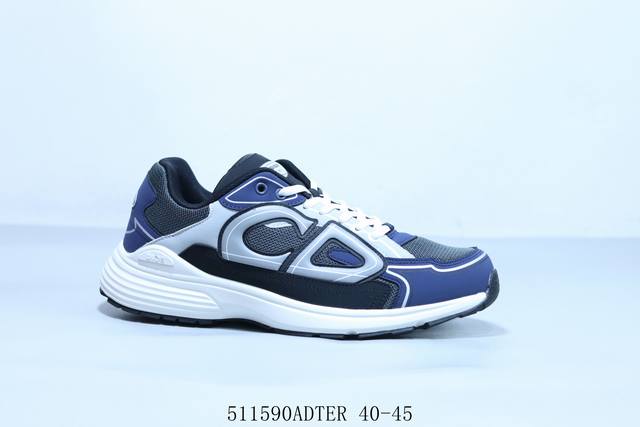 迪奥 Dior X Air Jordan 1 High Og 跑鞋 迪奥 跨界联名 乳白色与 Dior 灰的拼接 彰显高级气质 Dior 复古运动鞋 51159