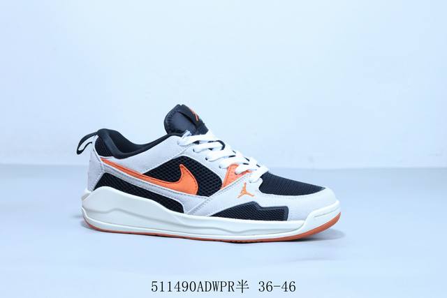 乔丹 Jordancmft Era 90 减震防滑 耐磨 低帮 运行休闲板鞋 货号 Hq0506-018 511490Adwpr半 36-46