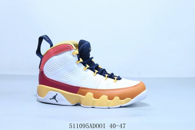 乔丹 Air Jordan 9 Retro Unc Aj9 乔9 高帮复古百搭休闲运动篮球鞋 Cv0420-100 511095Adooi 40-47