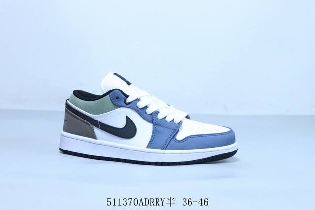 乔丹Air Jordan 1 Low Aj1 乔1低帮复古文化休闲运动篮球鞋 Hv5973-101 511370Adrry半 36-46