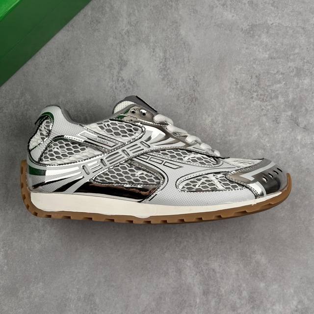 本地 核心私 意大利奢侈品牌-宝缇嘉 葆蝶家-Bottega Veneta Orbit Lace-Up Runner Bv葆蝶家时尚休闲王一博同款老爹鞋运动鞋