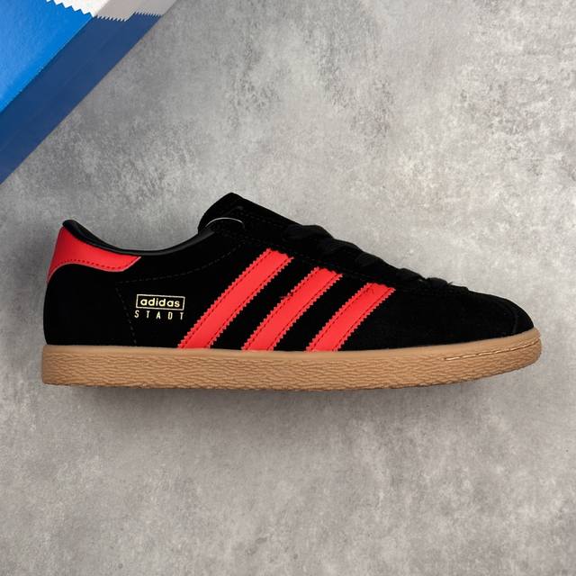 本地 核心私 阿迪达斯 Adidas Originals Stadt 阿罗哈 三叶草休闲防滑耐磨低帮板鞋 鞋头出色设计 塑就出众贴合感 稳固的后跟贴合足部曲线设