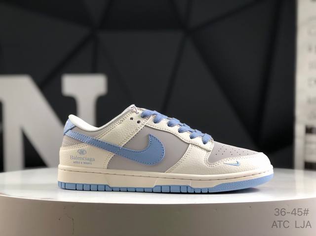 公司级带半码 耐克 Nike Dunk Low 斯图西联名 周年高端定制 低帮休闲板鞋 Zh2598-273 #定制鞋盒 大厂纯原品质出货 超高清洁度 皮料切割