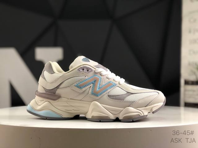 new Balance 9060 新百伦 9060 鞋款灵感源自设计师本人对夏日的怀日回忆 鞋面大身由空间双格及磨砂鞋面拼接而生 配以柔和 温暖的粉橘色调 夏日