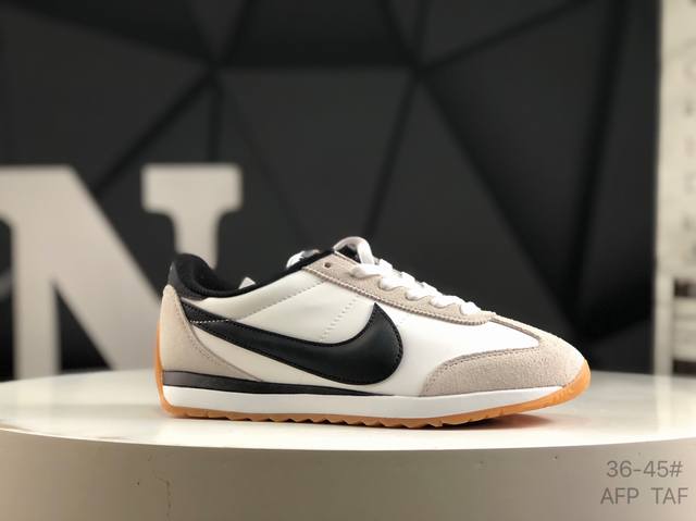 耐克Nike pacific 破晓系列华夫复古休闲运动慢跑鞋升级原楦原纸版开发数据#正确原厂长绒翻毛皮材质#水洗做旧效果 货号:Hm4771 105 尺码:36