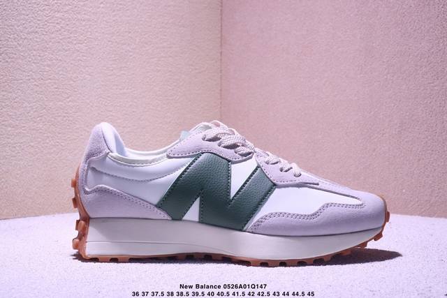 new Balance Ms327 复古休闲运动慢跑鞋 以更纯粹的复古风格设计打造的全新造型 侧身还以解构设计 将 N 字标志以做旧压花样式呈现 官方货号:U3