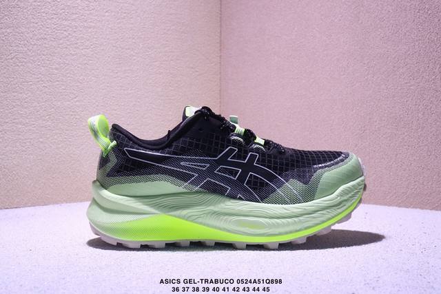 公司级Asics Gel-Trabuco Max 3 亚瑟士 网面透气 耐磨 越野跑步鞋 这双鞋的外观设计超级吸引人 简约大气 色彩搭配也很时尚 Asics亚瑟