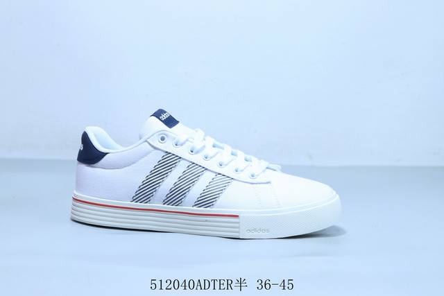 阿迪达斯Adidas三叶草 Daily 4.0 罗马系列低帮复古系带百搭休闲运动板鞋 512040Adter半 36-45