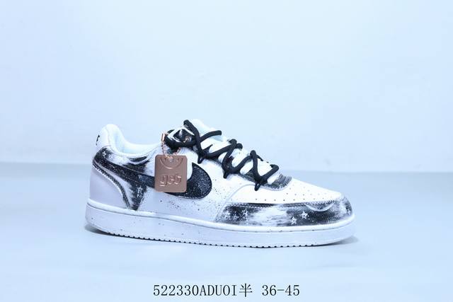 耐克 Nike Court Borough Low 2 Gs 小空军 绑带 货号 Dh2987-101 522 Aduoi半 36-45