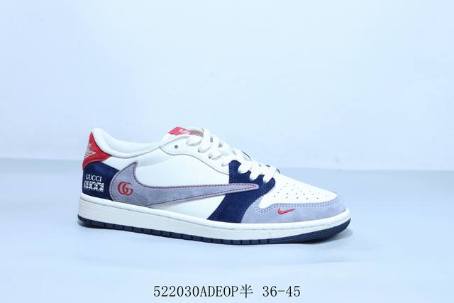 乔丹Air Jordan 1 Low Aj1 乔1低帮复古文化休闲运动篮球鞋倒勾 联名 货号 Dm7866-039 5 30Adeop半 36-45