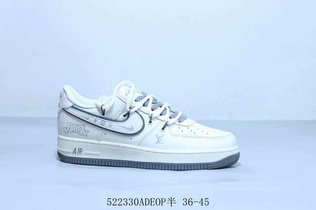耐克 Nike Air Force 1 Af1耐克 低帮 空军一号休闲板鞋 货号 Zh2598-308 522 Adeop半 36-45