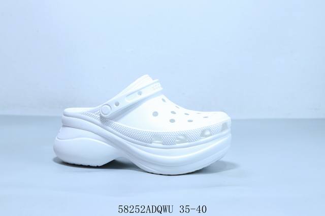 卡骆驰 Crocs Duet Max Ii 2 Clog Sandals 迪埃2代系列厚底户外风沙滩穿搭休闲涉水涡轮洞洞鞋凉 58252Adqwu 35-40