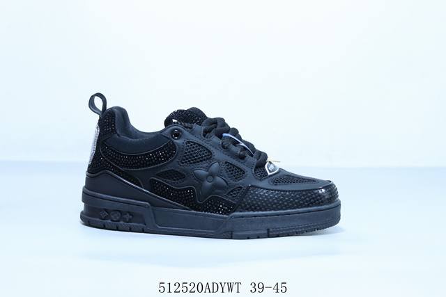 lv路易威登Louis Vuitton Trainer Sneaker Low休闲运动文化百搭篮球鞋 512520Adywt 39-45