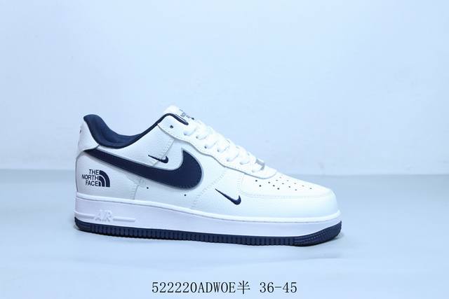 耐克Nike Air Force 1 Low 空军一号低帮百搭休闲运动板鞋 北面 Am1588-008 522 Adwoe半 36-45
