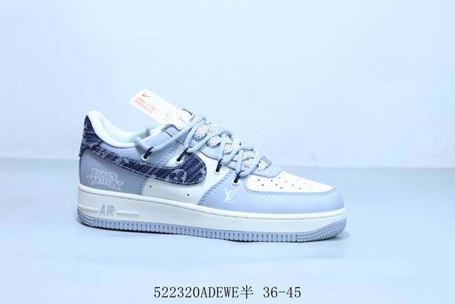 耐克 Nike Air Force 1 Af1耐克 低帮 空军一号休闲板鞋 绑带 货号 Dm6868-099 522 Adewe半 36-45