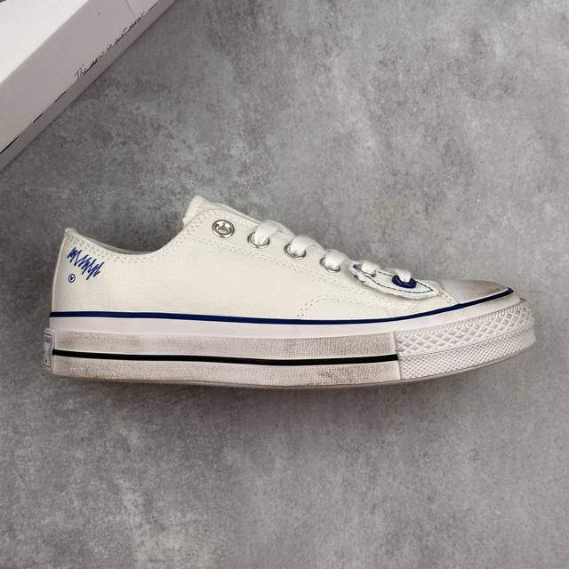 本地 核心私 ader Error X Converse 1970S 白色 匡威官方新款 联名舒适百搭低帮帆布鞋 以经典 Chuck 70 为蓝本 白色主体鞋身
