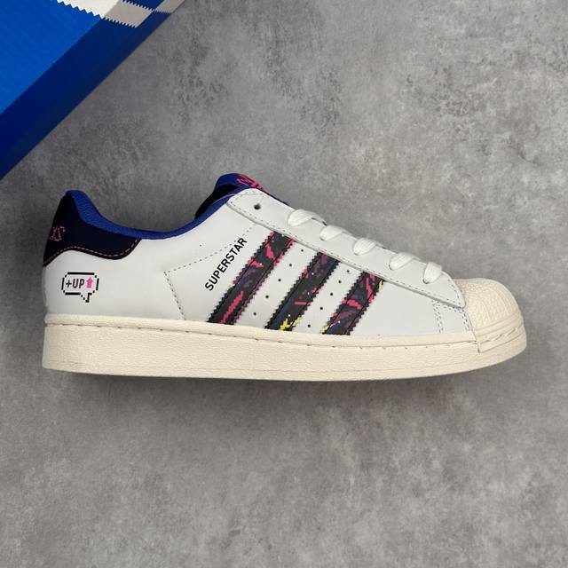 本地 核心私 阿迪达斯 三叶草Adidas Originals Superstar 经典贝壳头系列低帮百搭休闲运动板鞋 升级原楦开发版型 采用粒面移膜牛剖革鞋面
