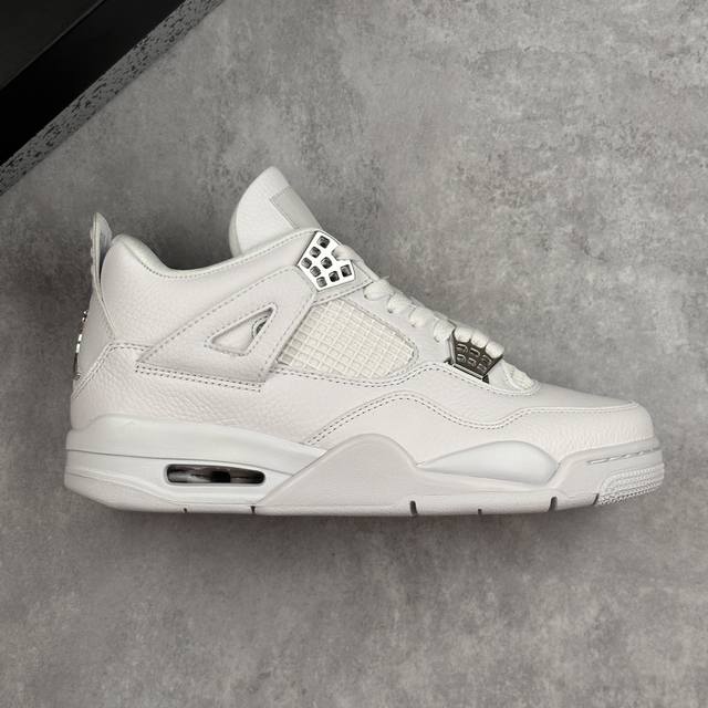 本地 核心私 air Jordan 4 Retro pure Money 纯白银扣 Aj4 乔丹4代 乔丹篮球鞋系列 作为Nike Sportswearm联合J