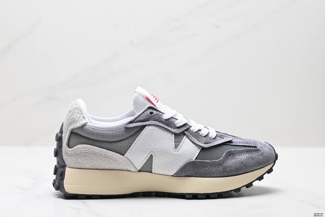 公司级New Balance Ms327 复古休闲运动慢跑鞋 以更纯粹的复古风格设计打造的全新造型 侧身还以解构设计 将 N 字标志以做旧压花样式呈现 官方货号