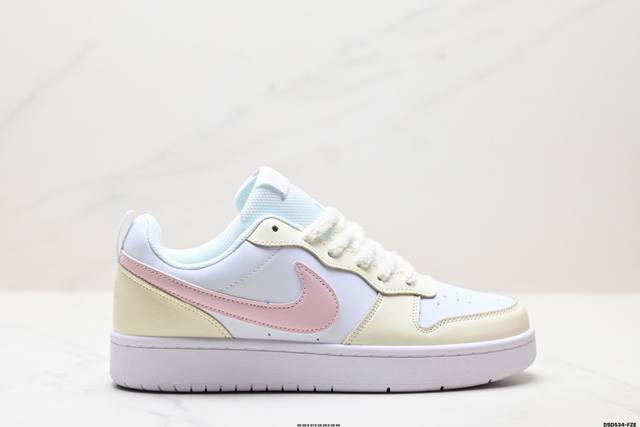 真标耐克 Nike Court Borough Low 低帮百搭透气休闲运动板鞋 经典耐用的设计 兼顾舒适脚感和出众风范 演绎匠心之作 结构性的支撑贴合感结合复