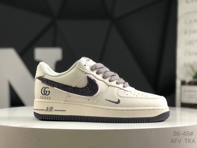 公司级带半码 耐克 Nike Air Force 1 '07 Low 空军 号一 帮低 运鞋动 休鞋闲 边折针车 工难艺大度 原头楦原板纸 原鞋装盒 制定五配金