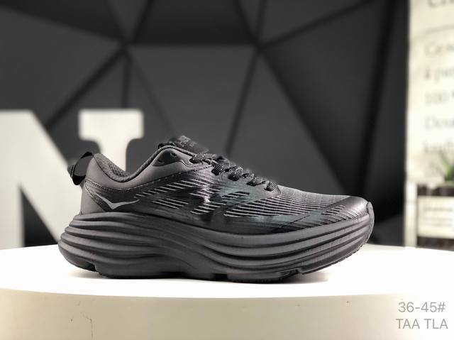 hoka One One Bondi 8 复古舒适防滑耐磨 低帮 山地户外跑步鞋 货号:1155391 Bblc 尺码:36 36.5 37.5 38 38.5