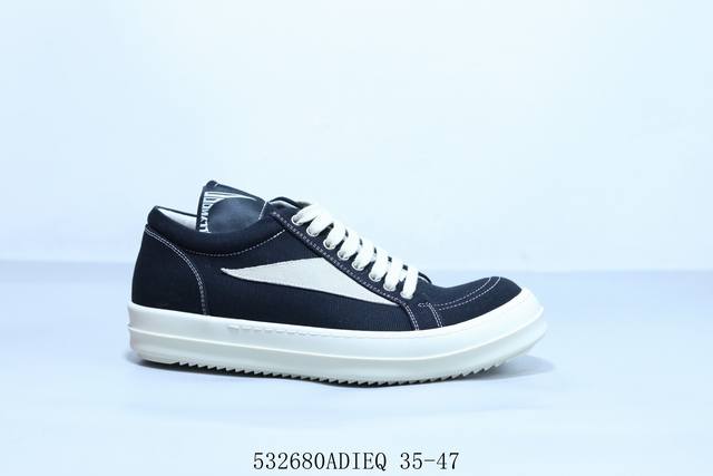 rick Owens Ro低帮系带时尚板鞋 532680Adieq 35-47