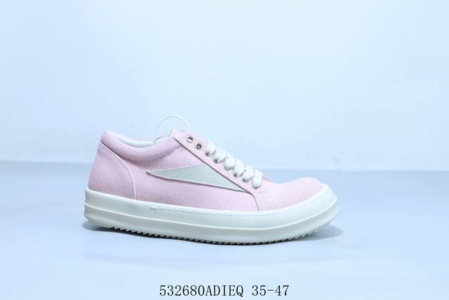 rick Owens Ro低帮系带时尚板鞋 532680Adieq 35-47