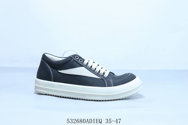 rick Owens Ro低帮系带时尚板鞋 532680Adieq 35-47