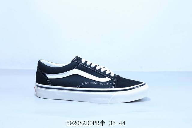 vans范斯官方 小白鞋男鞋女鞋Old Skool低帮板鞋运动鞋 59208Adopr半 35-44