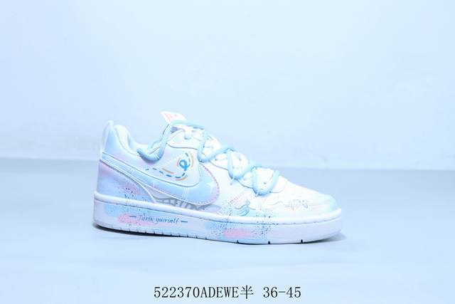耐克 Nike Court Borough Low 2 Gs 小空军 货号 Bq5448-215 522 Adewe半 36-45