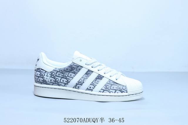 阿迪达斯Adidas Originals Superstar防滑耐磨轻便透气 低帮 贝壳头板鞋 货号 Hs3080 5 70Aduqy半 36-45