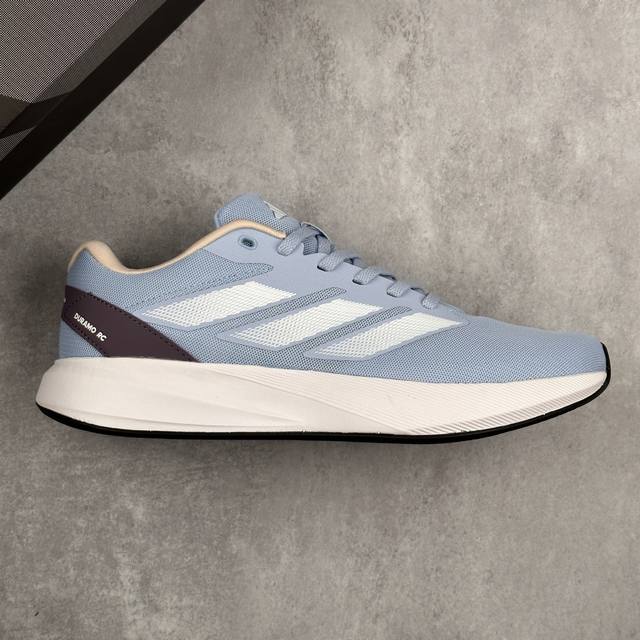 本地 核心私 阿迪达斯 Adidas Duramo Rc U 训练备赛轻盈跑步运动厚底鞋 这双跑步鞋的鞋面采用了合成革 pu和织物材料 这样混合材质的设计不仅提