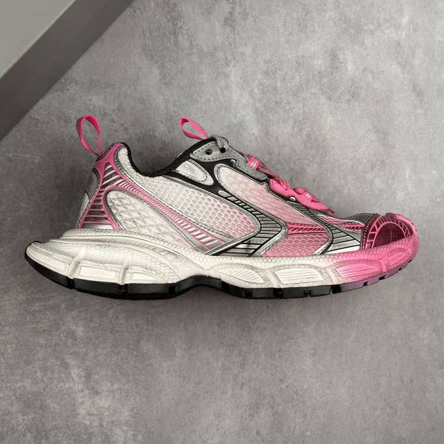 本地 核心私 Xa版 法国高端奢侈品牌-巴黎世家Balenciaga 3Xl Sneakers 3+系列 10代渐变色 低帮复古阔型底姥爹风潮流百搭休闲慢跑鞋