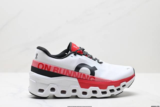 公司级On Cloudmonster 2 昂跑 户外街头机能风新兴品牌轻便低帮跑步鞋 首发实拍鞋款以网球为灵感的运动休闲鞋 大胆的复古外观与革新科技融合 助力运